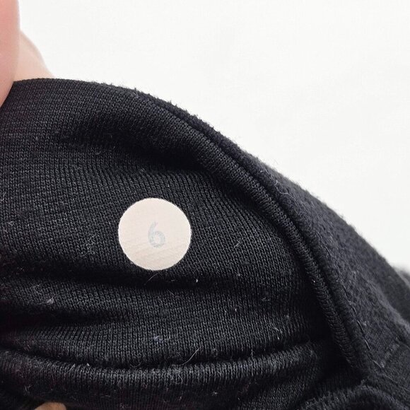 Lululemon Flared Leggings Black Women’s Size 6 Mid Rise Activewear Athleisure - Picture 5 of 11